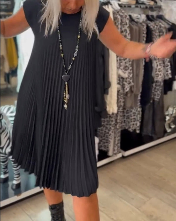 Robe plissée - tenue décontractée élégante pour dames