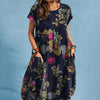 Robe tunique florale - tenue polyvalente pour femmes