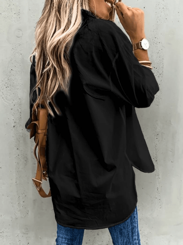 Chemise casual femme légère à manches longues - un incontournable de tous les jours pour les femmes élégantes