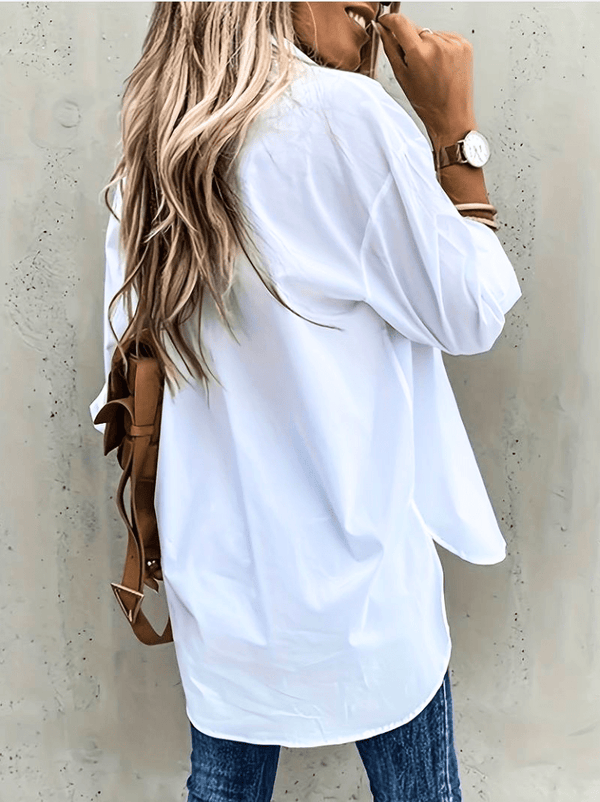 Chemise casual femme légère à manches longues - un incontournable de tous les jours pour les femmes élégantes