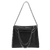 Sac tote en similicuir (PU) - sac à main noir élégant pour femmes