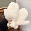 Set de gants en teddy fleece - chauds et douillets pour femmes