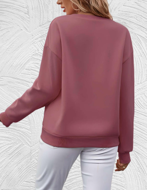 Sweatshirt oversize - 'éclaire ton chemin' pour femmes