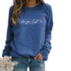 Sweatshirt oversize - 'éclaire ton chemin' pour femmes