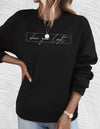 Sweatshirt oversize - 'éclaire ton chemin' pour femmes