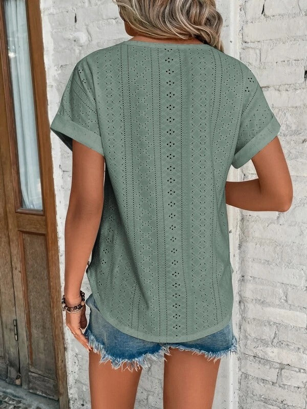 T-shirt décontracté pour femmes - chic et à manches courtes