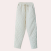 Pantalons de survêtement femme matelassés - trousers chauds et stylés pour les journées décontractées