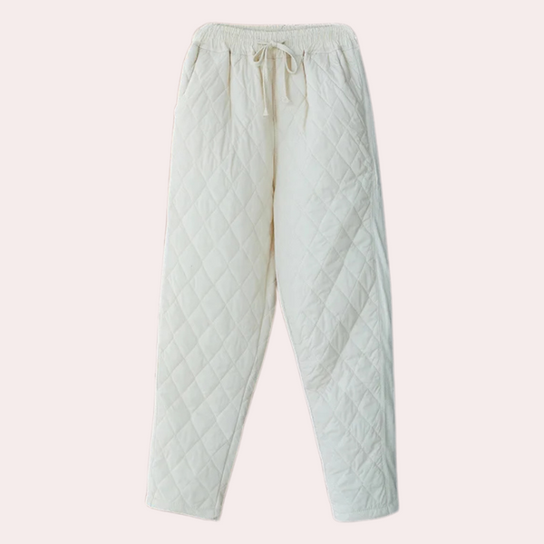Pantalons de survêtement femme matelassés - trousers chauds et stylés pour les journées décontractées