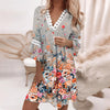 Robe d'été décontractée à imprimé floral - en tissu doux pour vos sorties estivales