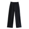 Pantalons larges pour femmes - chic et ajustés pour le bureau et les occasions décontractées