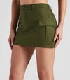 Jupe mini cargo pour femmes avec poches fonctionnelles – style décontracté beige, un essentiel polyvalent pour le quotidien