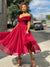 Robe cocktail femme élégante à épaules dénudées - pour les soirées
