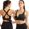 Soutien-gorge de sport - brassière zippée d'athlétisme pour un maintien et un bien-être