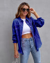 Veste en jean femme - couche décontractée avec détails effilochés pour un style polyvalent au quotidien