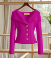 Cardigan en maille côtelée pour femme – élégant et tendance pour le bureau et les sorties décontractées