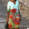 Robe à imprimé floral pour femmes - une touche estivale irrésistible avec une coupe décontractée