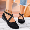 Ballerines classiques pour femmes - design élégant avec croisillon pour un style décontracté au quotidien
