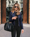 Veste en cuir de motard - manteau féminin au style audacieux