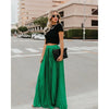 Jupe maxi plissée - une jupe longue sophistiquée pour un look gracieux