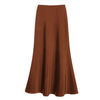 Jupe maxi en satin pour femme - design élégant en a