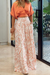 Ensemble 2 pièces : jupe maxi florale et top - allure décontractée pour l'été