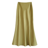 Jupe maxi en satin pour femme - design élégant en a