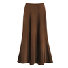 Jupe maxi en satin pour femme - design élégant en a