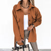 Veste chemise ceinturée pour femmes - outerwear oversize chic