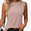 Blouse sans manches pour femmes - top chic et léger pour vos looks décontractés et professionnels