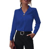 Blouse formelle pour femme - chemisier sophistiqué à manches longues - haut léger pour dames