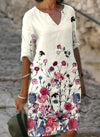 Robe à imprimé floral pour femmes - une touche estivale irrésistible avec une coupe décontractée