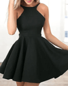Robe skater sans manches - tenue d'été chic pour les femmes