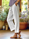 Pantalons en lin pour femmes - trousers légers et décontractés pour un style quotidien