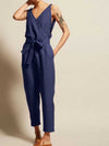 Combinaison femme - design enveloppant élégant pour un style chic au quotidien