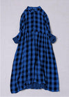 Robe chemise à carreaux pour femmes avec poches - tenue décontractée chic pour le quotidien