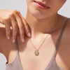 Collier pendentif cœur pour femmes - style doré élégant - bijoux chics pour demoiselles