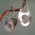 Boucles d'oreilles en argent vintage design spiral - élégantes créoles pour le quotidien et les soirées