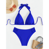 Ensemble de maillot de bain femme 2 pièces - haut triangle tendance et bas taille haute pour vos escapades à la plage