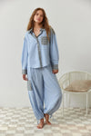 Ensemble de pyjamas féminin 2 pièces - tenue décontractée pour des soirées cozy