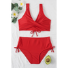 Ensemble de bain 2 pièces pour femmes - bikini taille haute tendance pour des vacances stylées