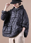 Veste d'hiver matelassée oversize pour femmes avec capuche - manteau isolé stylé pour vos sorties décontractées