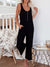 Salopette en maille pour femmes - overall stylée en tissu côtelé, tenue décontractée - tissu doux, poches fonctionnelles, facile à assortir