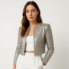 Veste à paillettes pour femmes - blazer élégant et glamour pour vos soirées