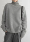 Pull à col roulé pour femmes - tricot doux pour vos sorties décontractées