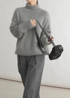 Pull à col roulé pour femmes - tricot doux pour vos sorties décontractées