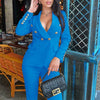 Ensemble blazer et pantalon ajusté pour femmes - tenue professionnelle élégante