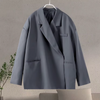 Blazer oversized femme élégant - vêtement d'extérieur tailleur pour le bureau et les sorties décontractées