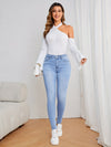 Jean skinny - pantalons en denim taille haute flatteurs