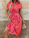 Robe midi chemise pour femmes - design polyvalent avec ceinture en tissu léger pour toutes les occasions