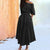 Robe maxi - élégante robe décolletée avec poches fonctionnelles